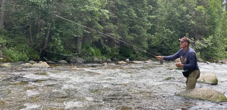 Chuck Mason Fishing in Colorado